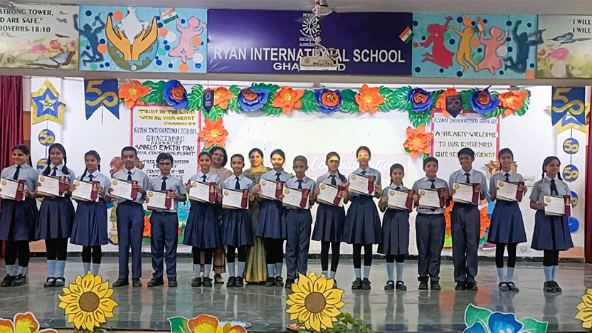 Ryan International School, Ghaziabad celebrated Earth Day